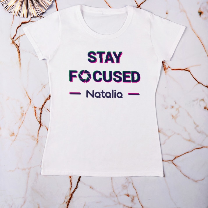 Stay focused - Koszulka damska z nadrukiem